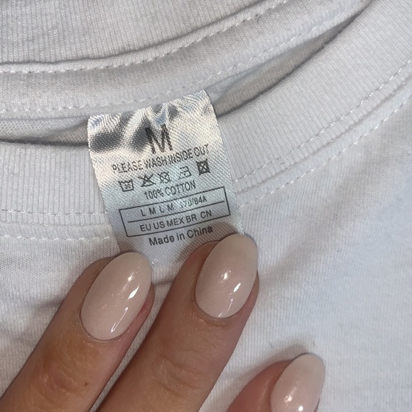 DREW Justin Bieber Same Style Smiley Face Graphic Short Sleeve Shirt Sz Medium - Picture 7 of 9